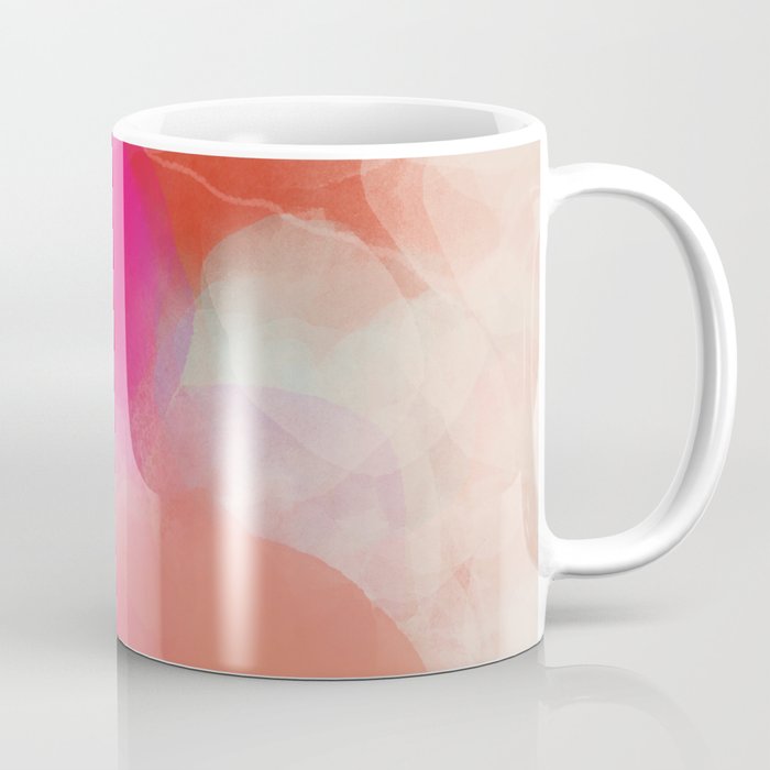 Dreamy Days In Pink Peach Aquarell Coffee Mug