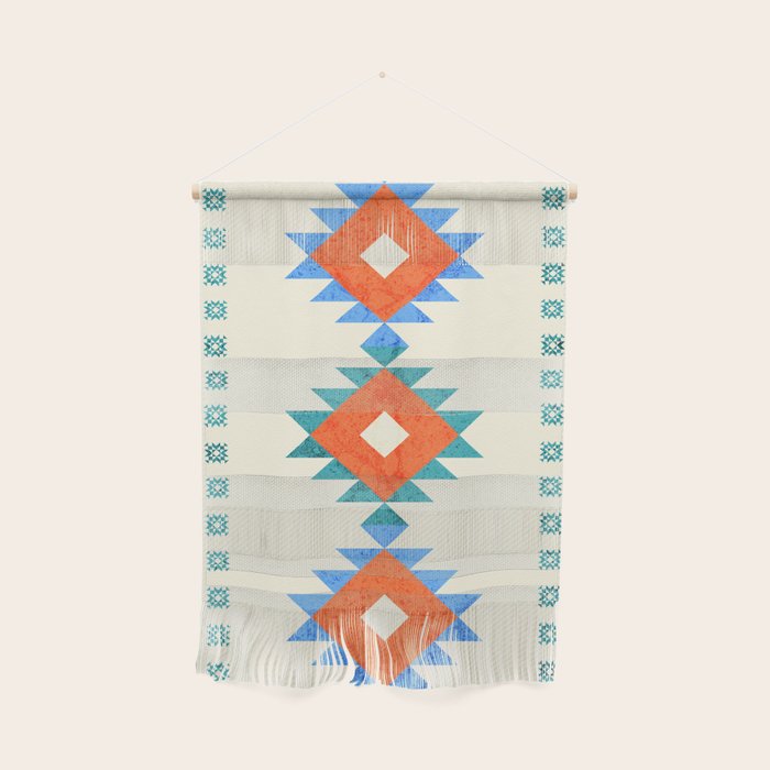 Geometry Navajo Pattern No3 Wall Hanging