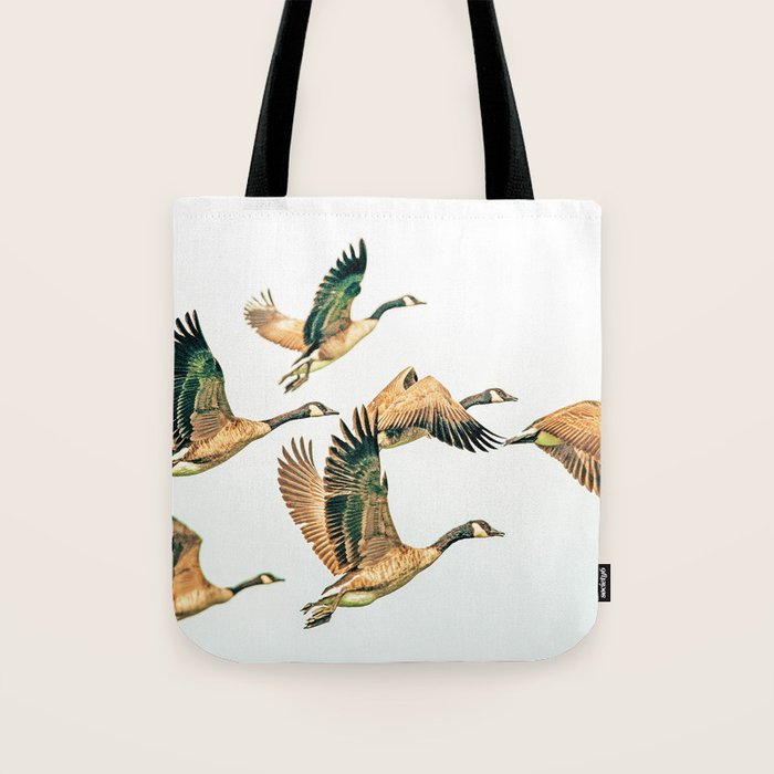 Fly Away || #Photography #Birds Tote Bag