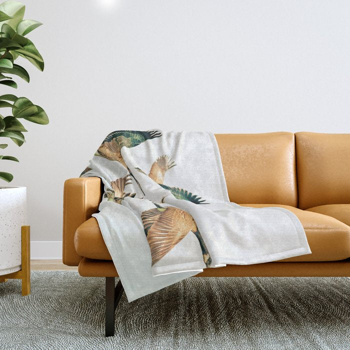 Fly Away || #Photography #Birds Throw Blanket