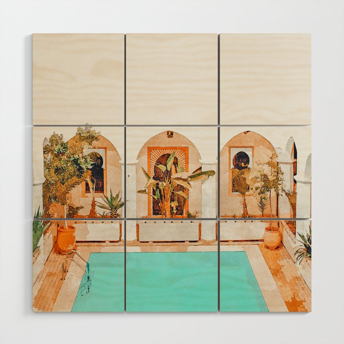 Turkish Holiday #Painting #Travel Wood Wall Art