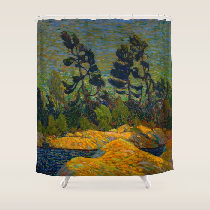 Tom Thomson Byng Inlet Georgian Bay Winter 1914-1915 Canadian Landscape Artist Shower Curtain