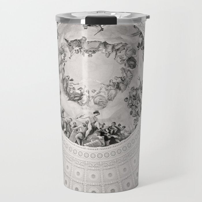 E Pluribus Unum - Capitol Rotunda Washington Dc Travel Mug