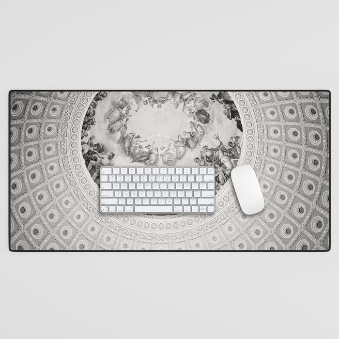 E Pluribus Unum - Capitol Rotunda Washington Dc Desk Mat