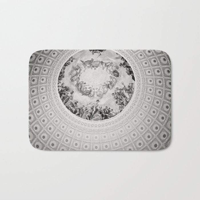 E Pluribus Unum - Capitol Rotunda Washington Dc Bath Mat