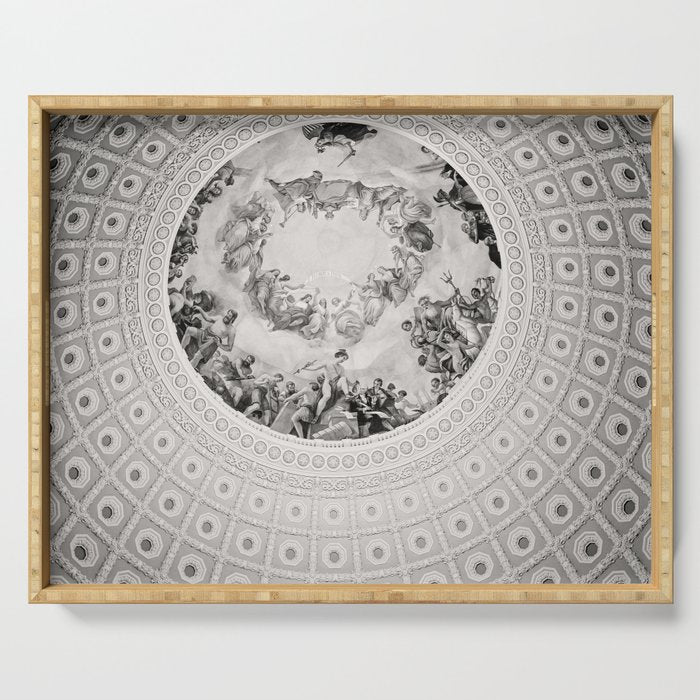 E Pluribus Unum - Capitol Rotunda Washington Dc Serving Tray