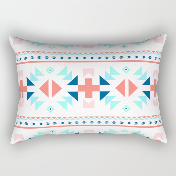 Geometry Navajo Pattern Rectangular Pillow
