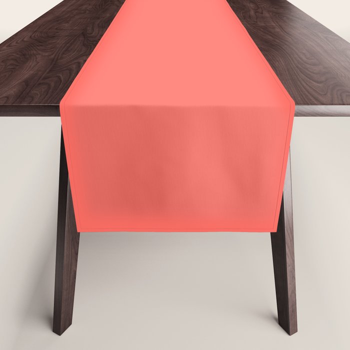 Living Coral - Solid Color Collection Table Runner