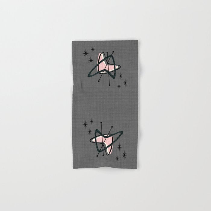 Atomic Boomerangs & Starbursts Bath Towel