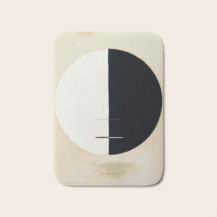 Hilma Af Klint, BuddhaâS Standpoint In The Earthly Life, 1920 Bath Mat