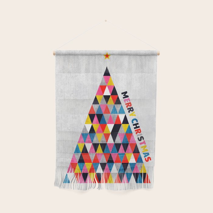Minimalistic Christmas Tree Wall Hanging