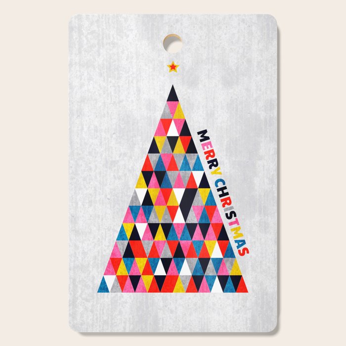 Minimalistic Christmas Tree Cutting Board