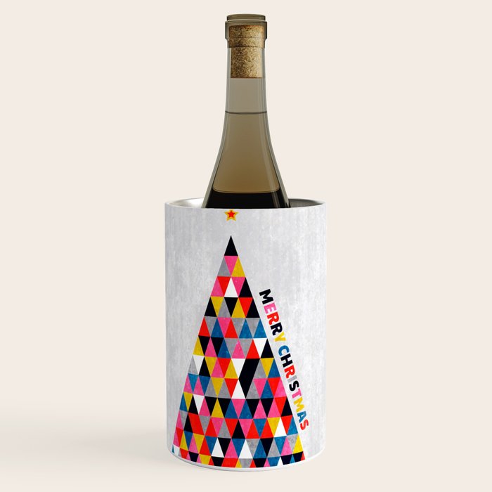 Minimalistic Christmas Tree Wine Chiller