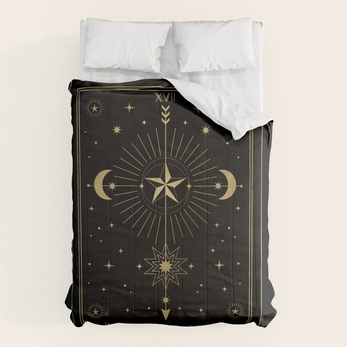 L'Etoile Or The Star Tarot Gold Comforter