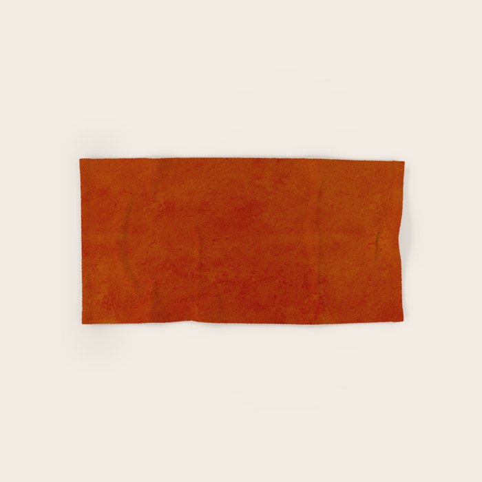 Concrete Orange Brown Copper Plain Texture Bath Towel