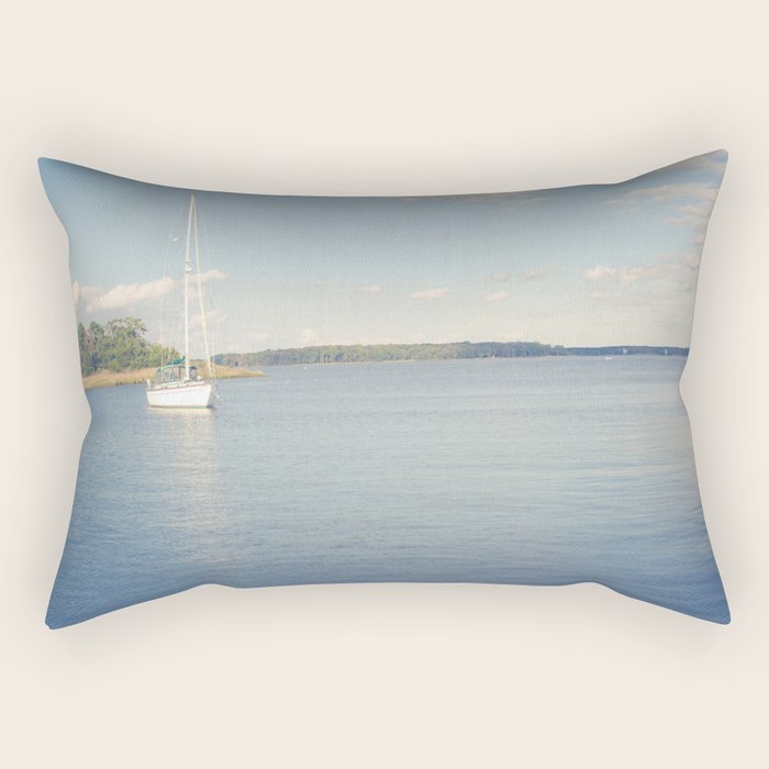 Morning On Chesapeake Bay Rectangular Pillow