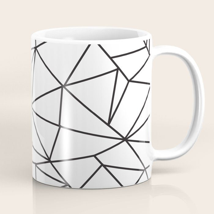 Geometrical Modern Black Abstract Wondrous Pattern Coffee Mug
