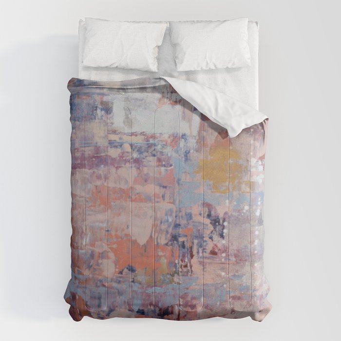 Mirage [3]: A Pretty, Vibrant Mixed-Media Piece By Alyssa Hamilton Art Comforter