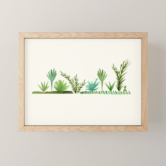 Santa Fe Desert Garden Painting Mini Art Print