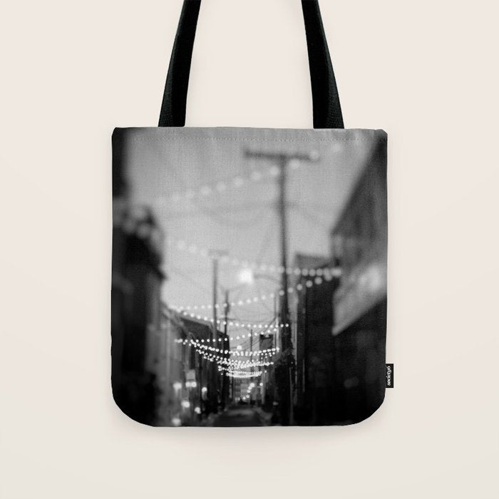 Party Lights In The City X Baltimore Maryland Tote Bag