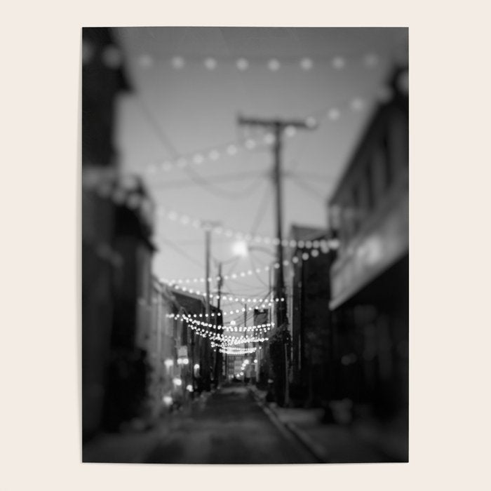 Party Lights In The City X Baltimore Maryland Poster