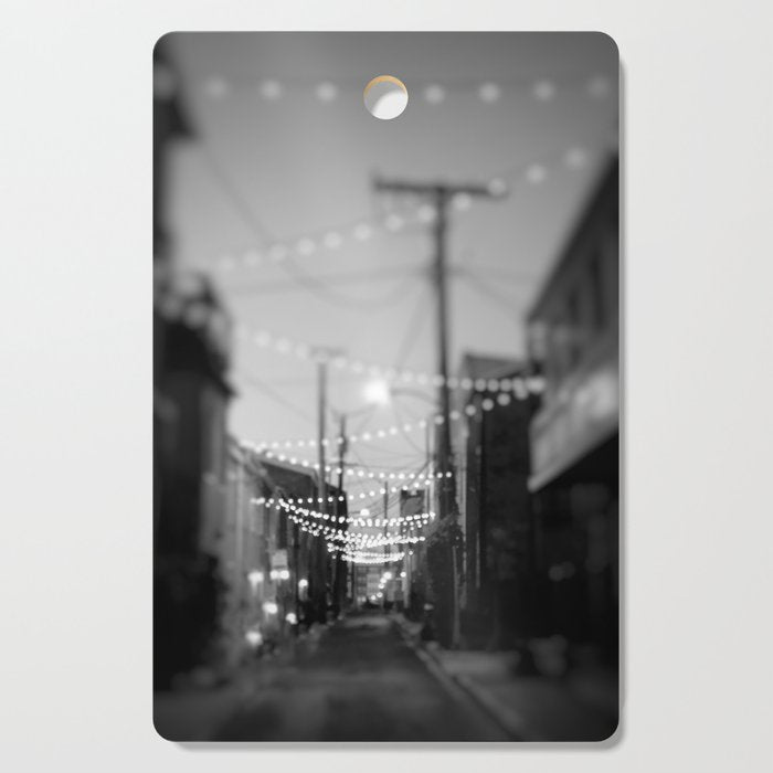 Party Lights In The City X Baltimore Maryland Cutting Board