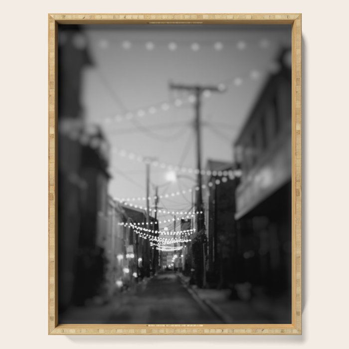 Party Lights In The City X Baltimore Maryland Serving Tray