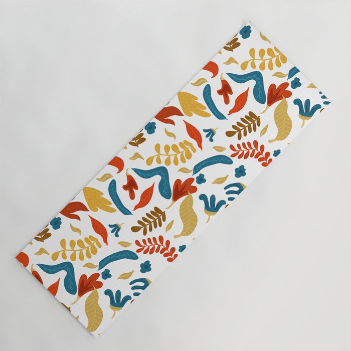 Echo Of Innocence | Botanical Nature Eclectic Plants | Vintage Floral Rustic Spring Garden Blossom Yoga Mat