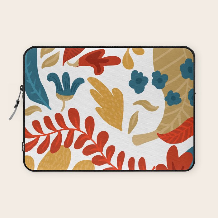 Echo Of Innocence | Botanical Nature Eclectic Plants | Vintage Floral Rustic Spring Garden Blossom Laptop Sleeve