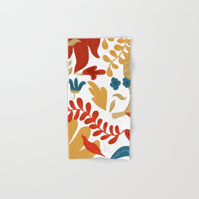 Echo Of Innocence | Botanical Nature Eclectic Plants | Vintage Floral Rustic Spring Garden Blossom Bath Towel
