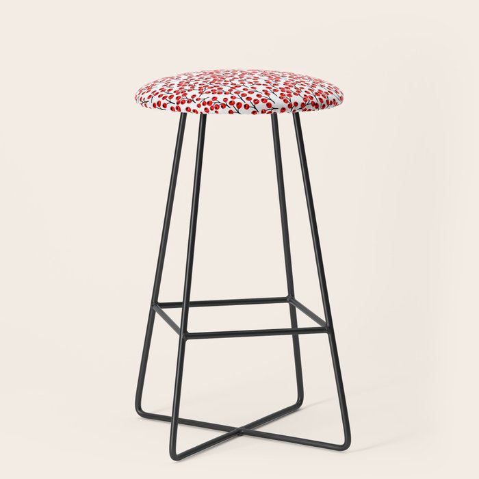 Christmas Red Fruit - Pattern No 4 Stool
