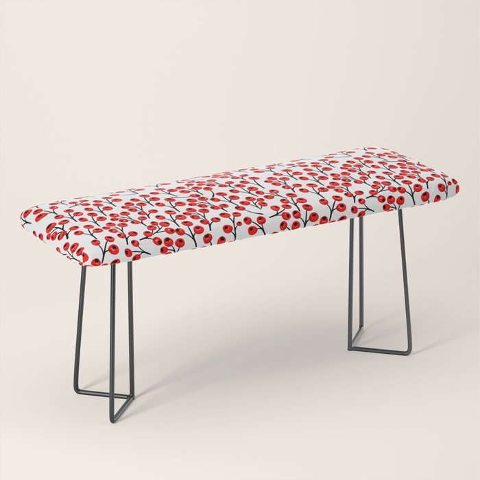 Christmas Red Fruit - Pattern No 4 Bench