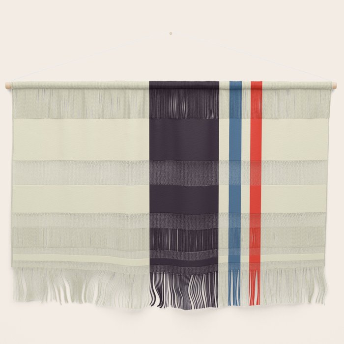 Classic Minimal Racing Car Retro Stripes - Furaribi Wall Hanging