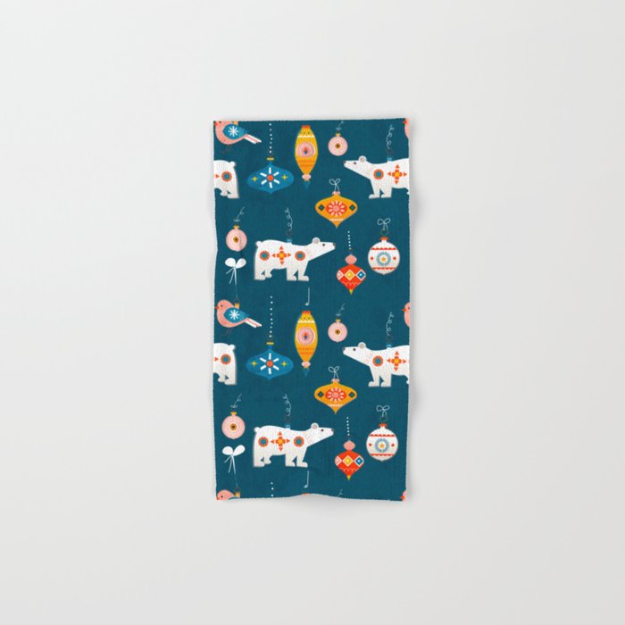 Christmas Retro Decorations No2 Bath Towel