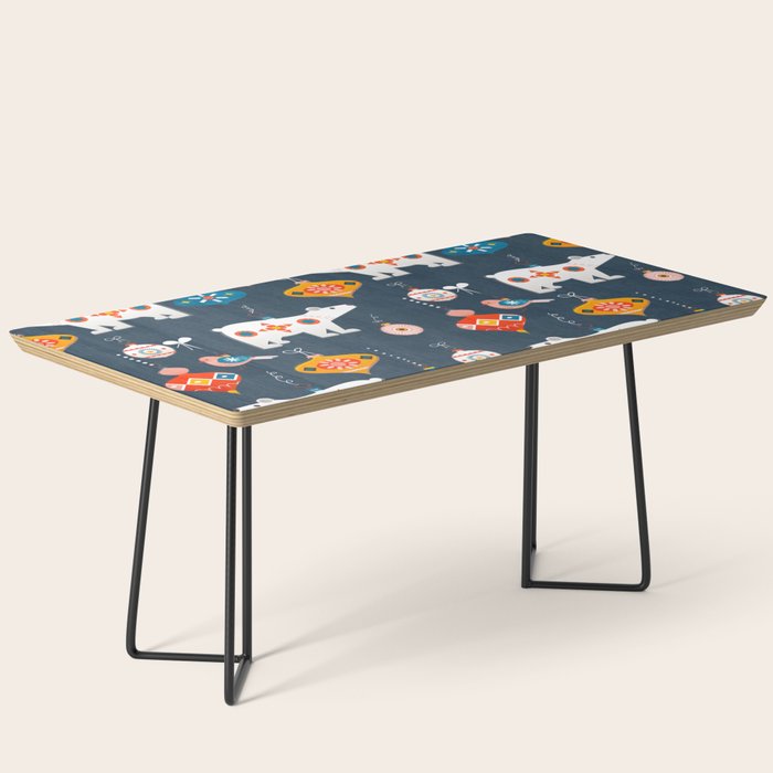Christmas Retro Decorations No2 Coffee Table