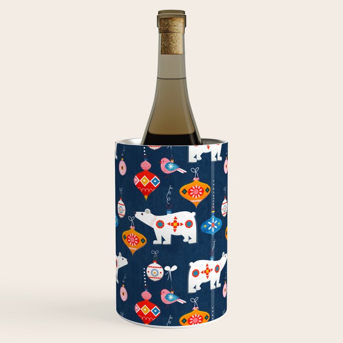 Christmas Retro Decorations No2 Wine Chiller