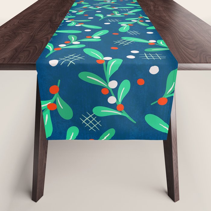 Misseltoe -  Christmas Pattern No1 Table Runner