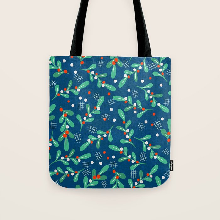 Misseltoe -  Christmas Pattern No1 Tote Bag