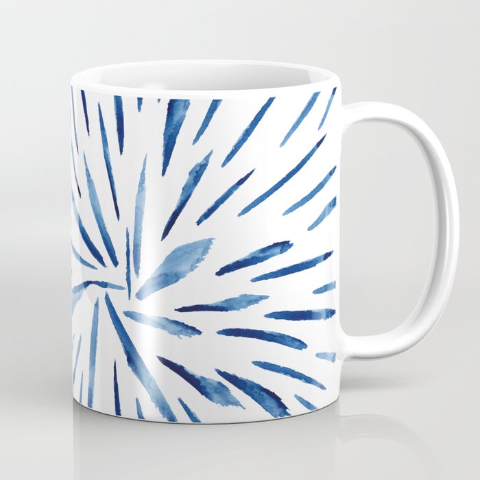 Indigo Sparks | Watercolor Pattern Coffee Mug