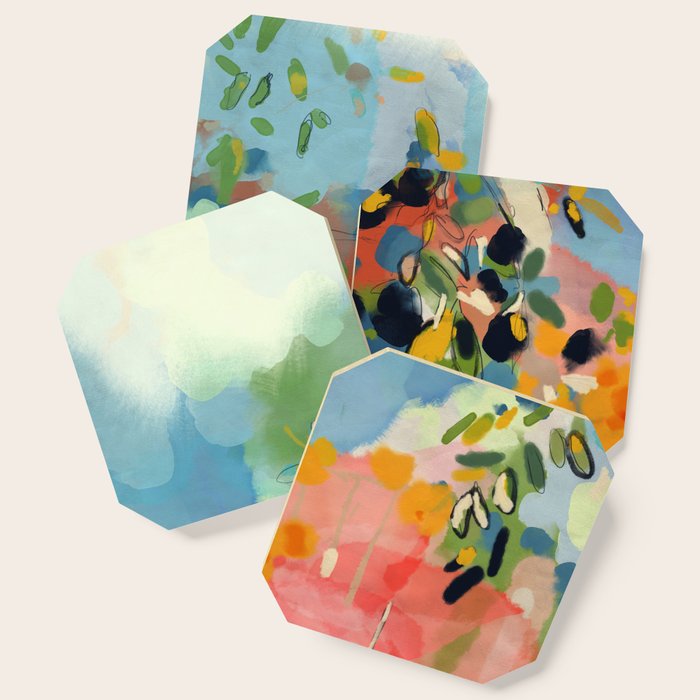 Garden With Sea View And Olive Tree Coaster