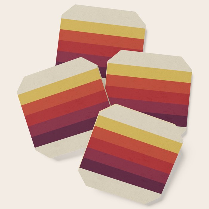 Retro Video Cassette Color Palette Coaster