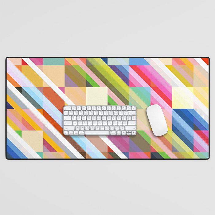 Rabisu - Colorful Decorative Abstract Art Pattern Desk Mat