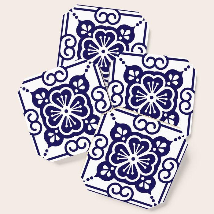 Talavera Mexican Tile - Porcelain Palette Coaster