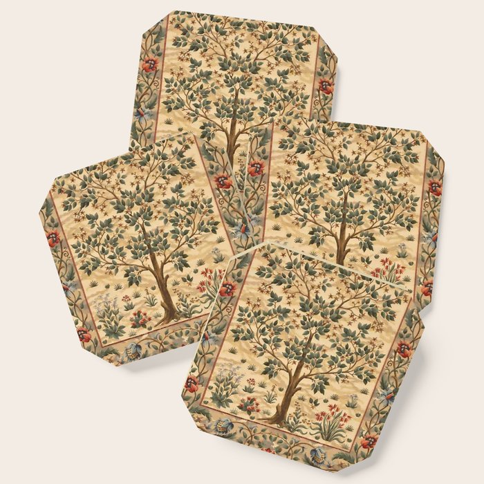 William Morris "Tree Of Life" 3. Coaster