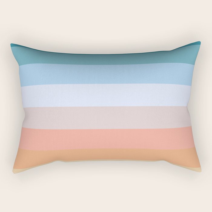 Multicolor Stripes - Tiyanak Rectangular Pillow