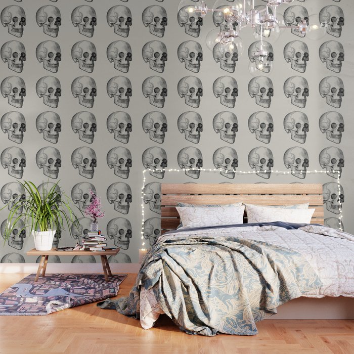 Illustrated And Priced Catalogue Of Superior Surgical Instruments Skull Sapine Ink Illustration Wallpaper
