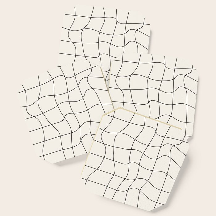 Warp Grid: Off-White Day Edition Coaster