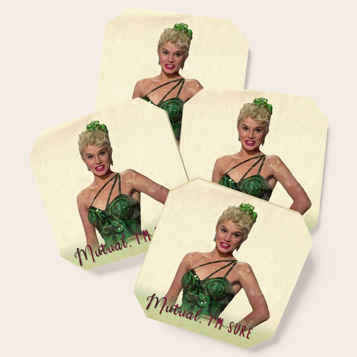 Mutual, I'M Sure - White Christmas Coaster