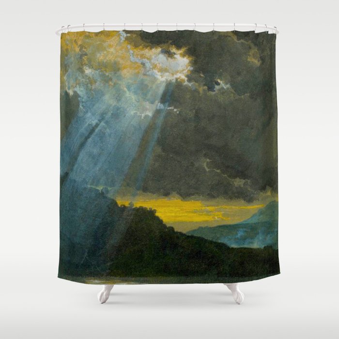 Penny Williams - Stormy Landscape - Before 1885 Shower Curtain