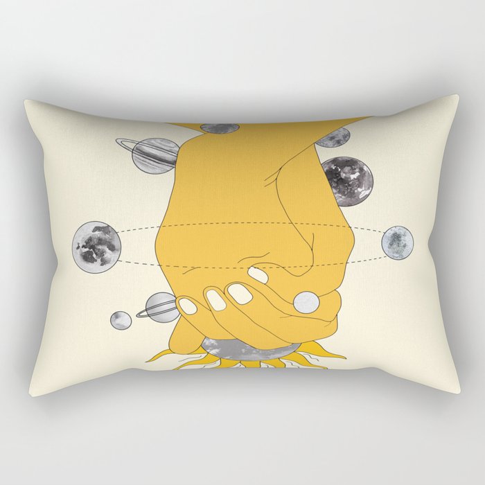 Everything Revolves Around Us Rectangular Pillow